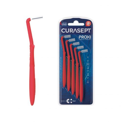 Йоржик міжзубник кутовий Curasept PROXI T12, червоний, 5шт
