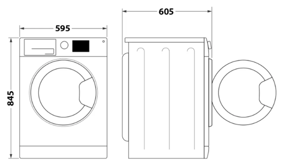 Пральна машина автоматична Whirlpool FFB 10469 BV UA | Зображення 5