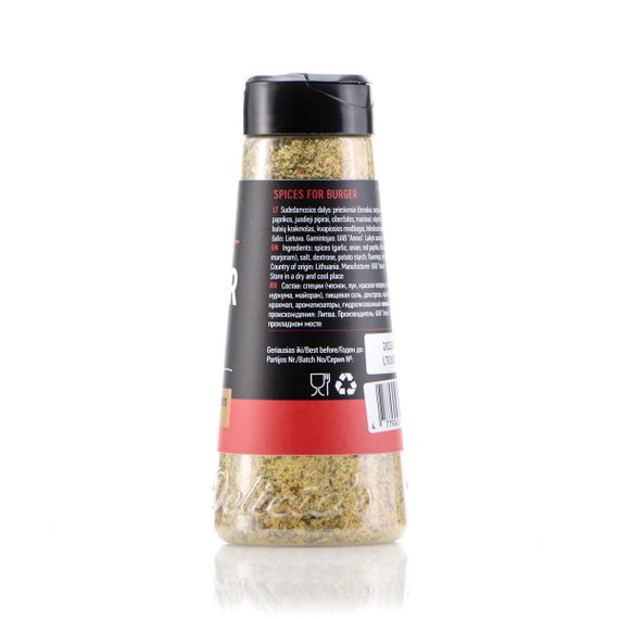 Суміш спецій Delicia's Spices Burger для бургерів 180 г 241560 Код: 013255 | Зображення 3