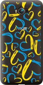 Чехол на Asus ZenFone Max ZC550KL Сердца UA "5292u-271-17620"