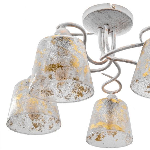 Люстра потолочная классическая E14 40W WH (BKL-595C/5) | Зображення 2