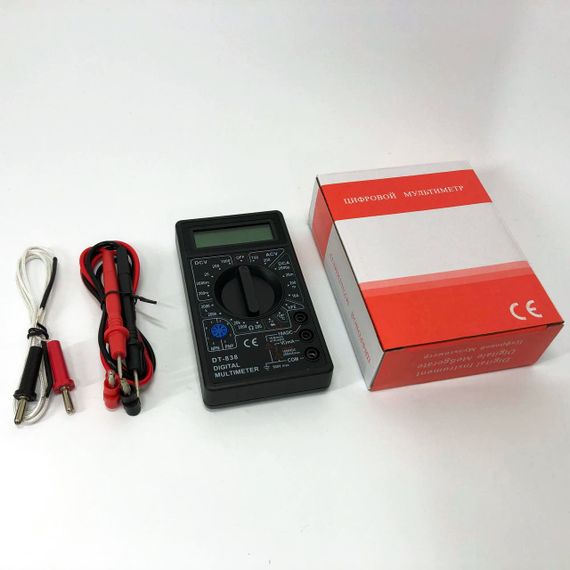 Портативний мультиметр цифровий DT-838, Компактний мультиметр для електротехніків QE-49 | Зображення 8