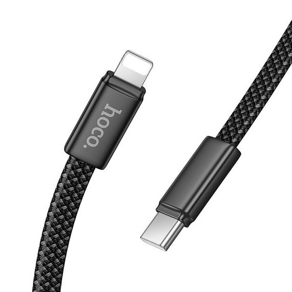 Дата кабель Hoco X125 Exceso Type-C to Lightning 30W (1m) Black | Зображення 4