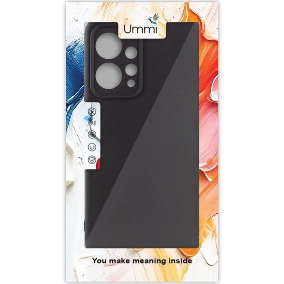 Чохол Silicone Cover Ummi Lakshmi Full Camera (AA) для Xiaomi Redmi Note 12 4G Чорний / Black | Зображення 1