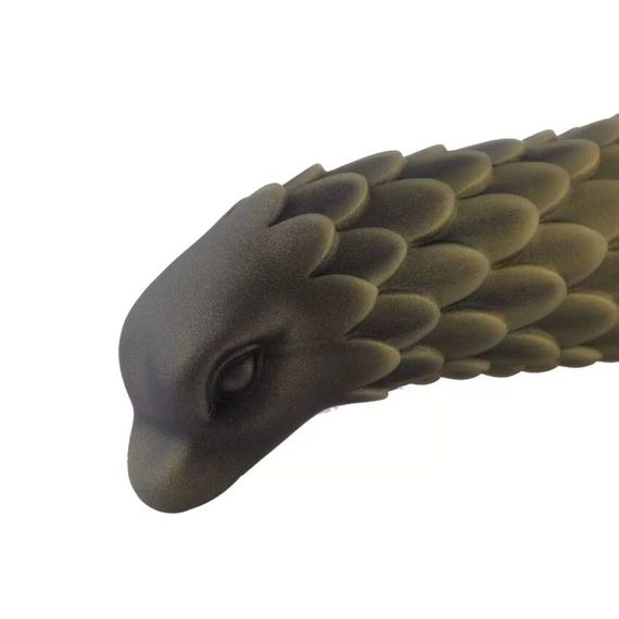 Фалоімітатор для секс-машин Hismith 8.5″ Squama Beast Silicone Dildo Monster Series, KlicLok | Зображення 3