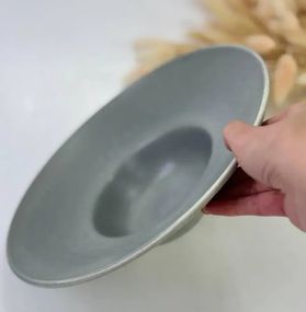Тарілка кругла Olens Конкрето 101-0422 7х27 см сіра