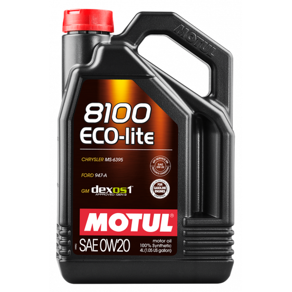 Моторна олива Motul 8100 ECO-LITE 0W-20 4л.