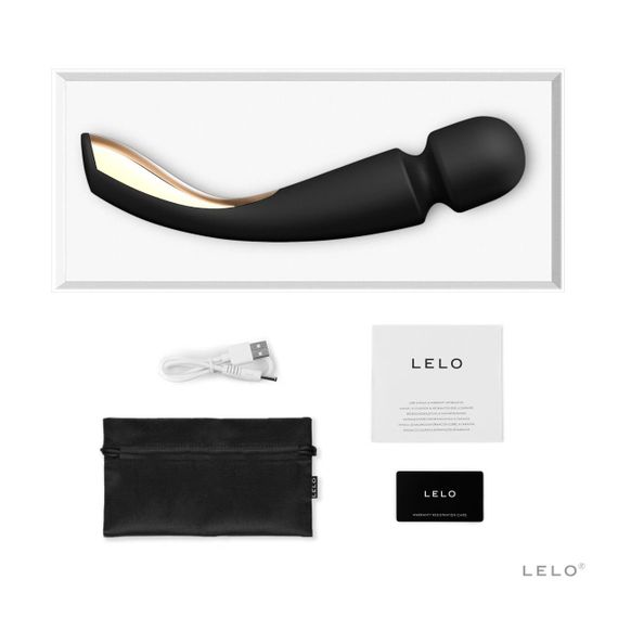 Вибромассажер LELO Smart Wand 2 Medium Black Sex Aura | Зображення 2