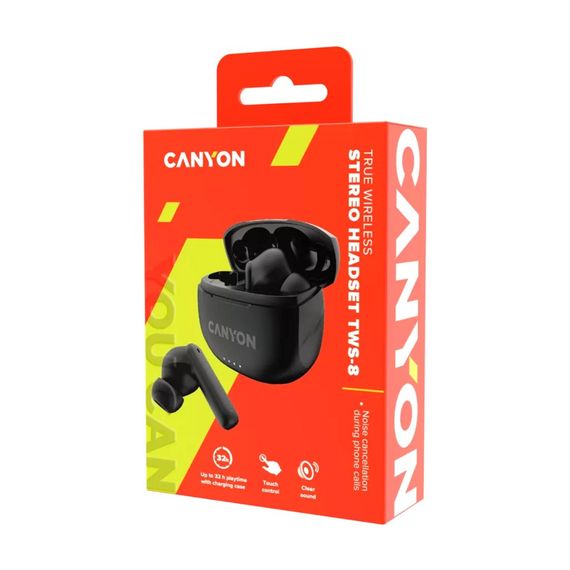 Навушники Canyon TWS-8 Black (CNS-TWS8B) | Зображення 4