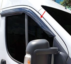 Вітровики (2 шт., Sunplex) для Citroen Jumper 2007-2024 та рр