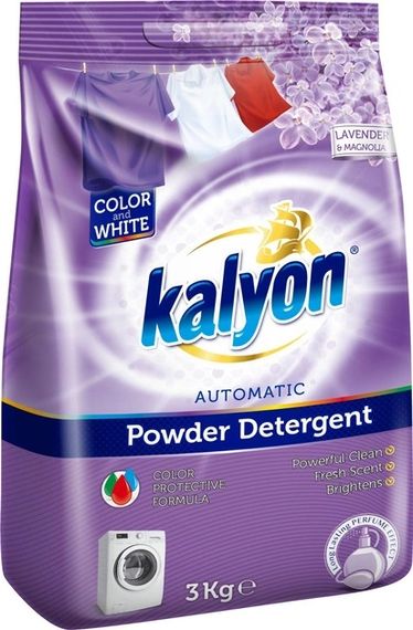 Порошок для прання кольорових та білих речей Kalyon Lavender & Magnolia 8680731426571 3 кг