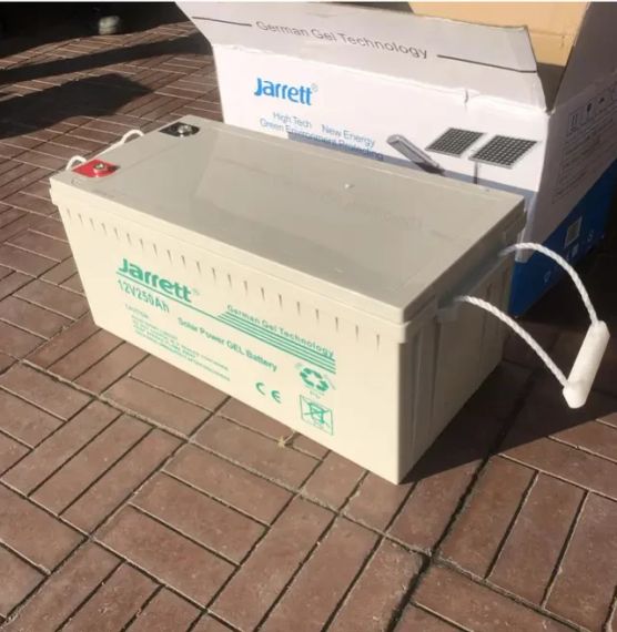 Гелевый аккумулятор 250 ампер 12V, 250Ah для котла Jarrett / Акумуляторна батарея для сонячних панелей, ДБЖ | Зображення 1