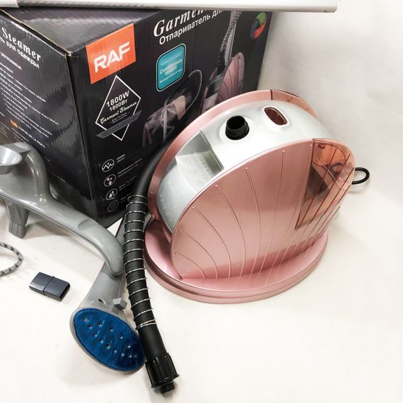 Вертикальний відпарювач RAF R.3036 з дезінфекцією, Парогенератор Електровідпарювач. Колір: рожевий | Зображення 9