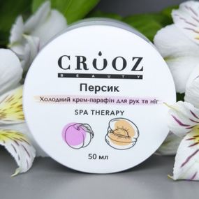 Холодный крем-парафин для рук и ног Crooz Персик, 50 мл