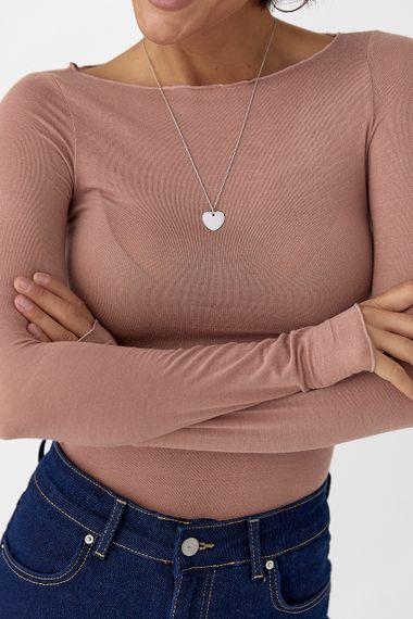 Приталений лонг у сітку - світло-коричневий цвет, XL (є розміри) | Зображення 3