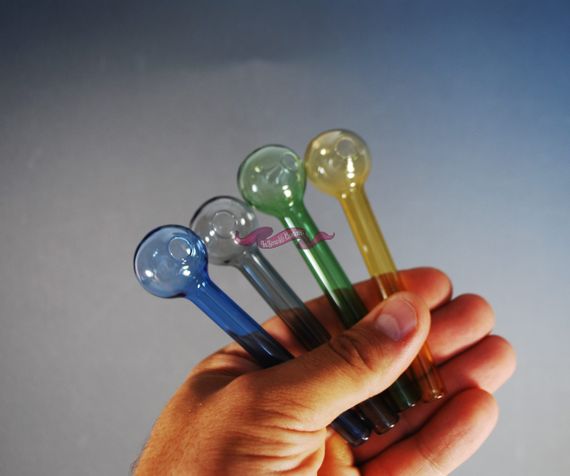 Стеклянная трубка Oil Standart Серый | Зображення 1