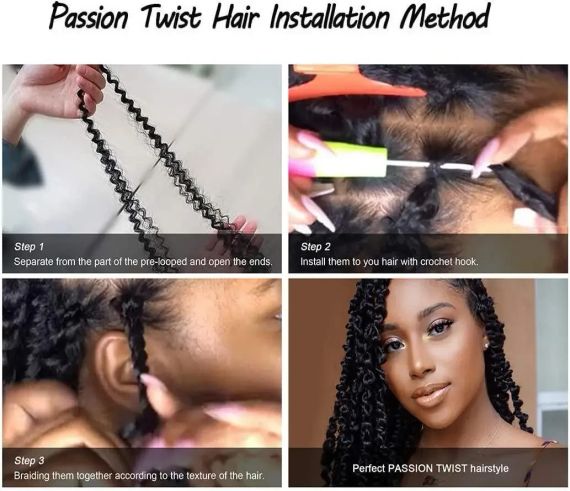 Passion Twist Канекалон Косички Коста, Паски для афрокосичок 45 см | Зображення 6