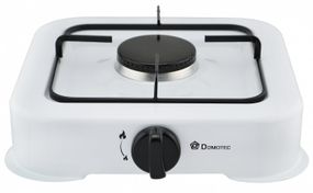 Плита газова настільна газова таганок Domotec MS 6601 біла