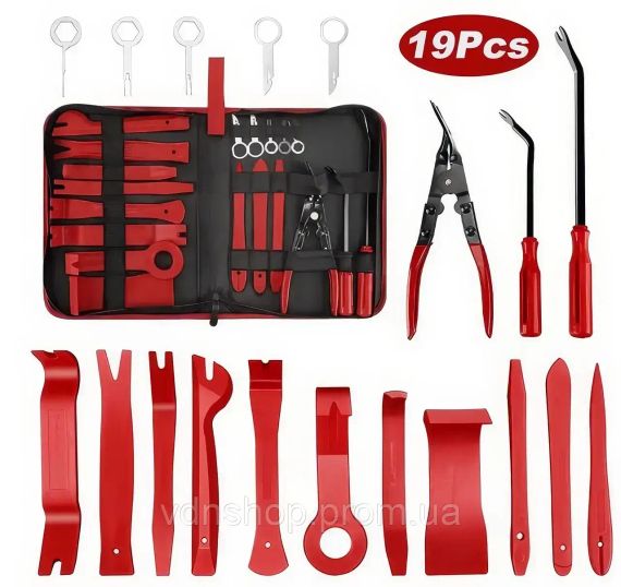 Набор из 19 инструментов для снятия обшивки и разборки салона EL-198504 | Зображення 4