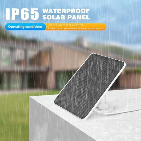 Сонячна панель потужністю 6 Вт, сумісна з відеодомофоном і іншою технікою | Зображення 5