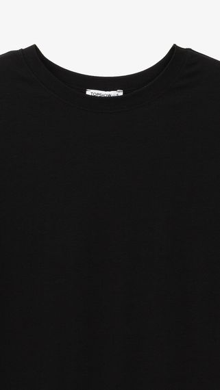 Футболка однотонна жіноча D2942 M Чорний shop (2000999492815) | Зображення 1