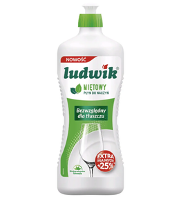 Засіб для миття посуду 900гр М'ята Ludwik