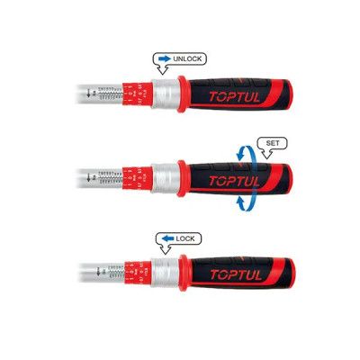 Ключ Toptul динамометрический 1/4"x295мм 5-25Nm (ANBV0803) | Зображення 1