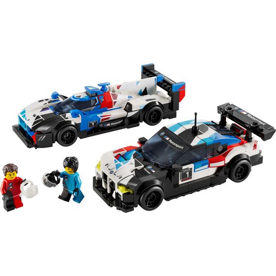 Конструктор LEGO Speed Champions Гоночні автомобілі BMW M4 GT3 та BMW M Hybrid V8 676 деталей (76922) | Зображення 1