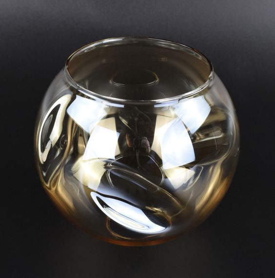 Плафон патрон E27 7075-am 8.5х12х13 см прозоро-бурштиновий | Зображення 2