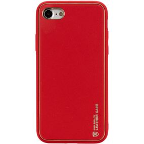 Шкіряний чохол Xshield для Apple iPhone 7 / 8 / SE (2020) (4.7") Червоний / Red
