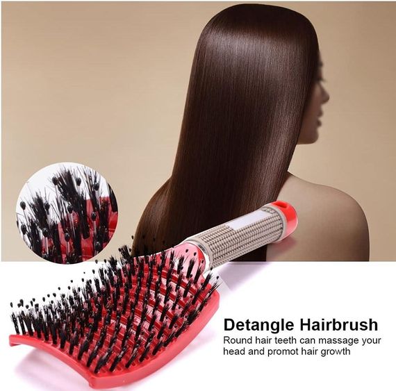 Гребінець для волосся, Масажний гребінець для волосся і шкіри голови, Щітка для волосся, для жінок | Зображення 6