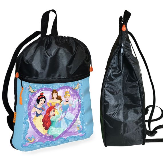 Школьный рюкзак детский Принцессы Диснея + Сумка для обуви спортивной формы рюкзак-мешок  для девочки (01806) | Зображення 1