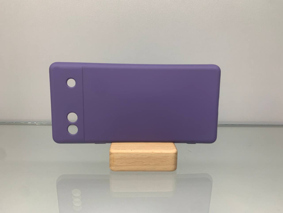 Google Pixel 6A Протиударный чохол Софт Тач чохол фіолетовий