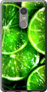 Чохол на Lenovo K6 Note Зелені часточки лимона "852t-453-2448"