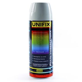 Емаль універсальна акрилова RAL7035 сірий світлий глянець 400 мл UNIFIX 951031