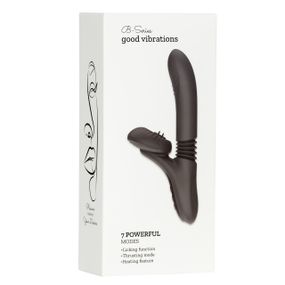 Вібратор для подвійної стимуляціїї Silicone Vibrator 7 Powerful Modes - Licking,Thrusting and Heatin sexstyle