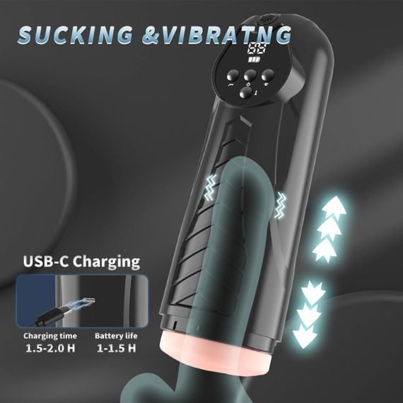 Мастурбатор LUXURY Masturbator, PREMIUM RECHARGEABLE MULTIFUNCTIONS 04 Sex Aura | Зображення 8