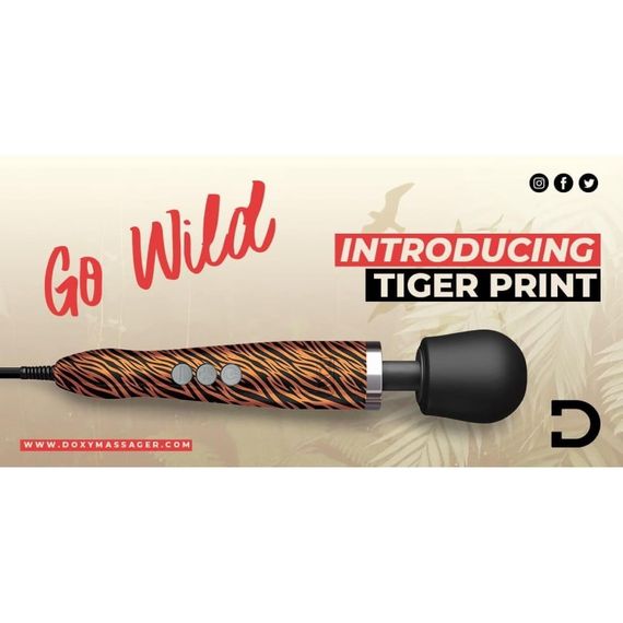 Вібромасажер-мікрофон DOXY DIE Cast Tiger Sex Aura | Зображення 2
