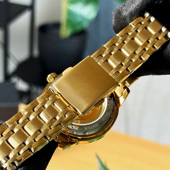 Класичний чоловічий годинник Awarder 025 Sharp Gold-Gold | Зображення 6