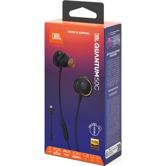 Навушники JBL Quantum 50С Black (JBLQTUM50CBLK) | Зображення 6