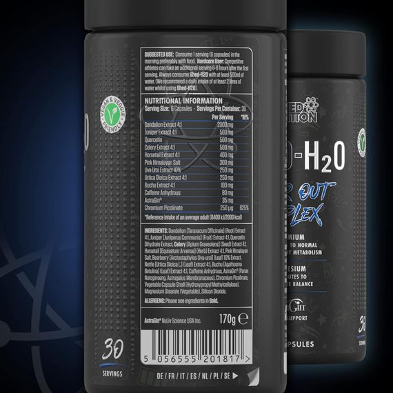 Жиросжигатель Applied Nutrition​​​​​​​ Shed H2O-Water Out Complex 180 Vcaps | Зображення 1