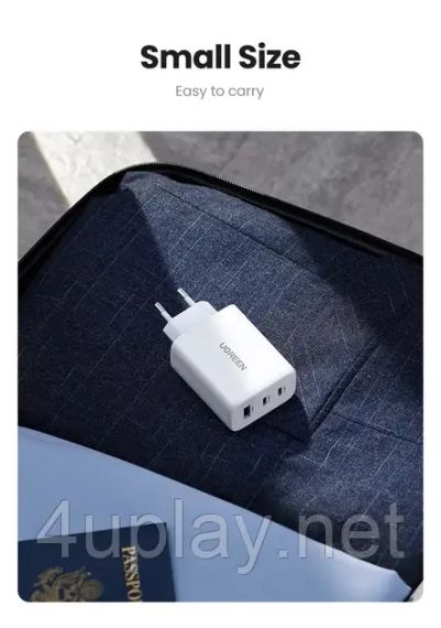 Зарядний пристрій PD 65W Ugreen CD275 для швидкого заряджання | Зображення 5