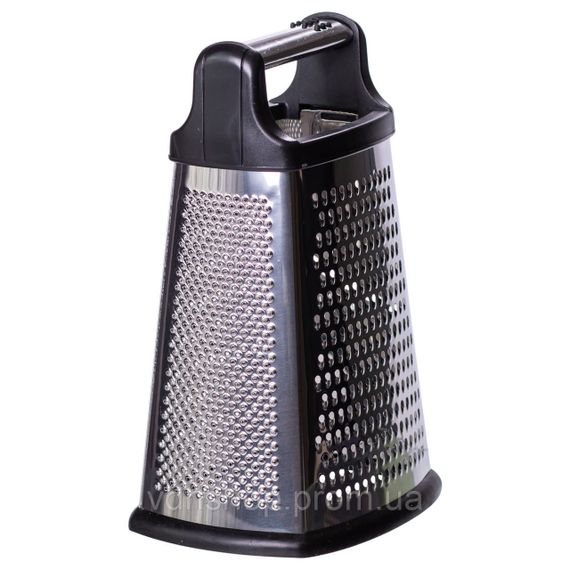 Терка ручна для овочів і фруктів чотиристороння 16×13×25 (см) HP-8-6 | Зображення 3