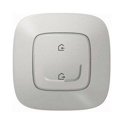 Valena Allure with NETATMO. Главный беспроводной выключатель &quot;Дома / не дома&quot; . Алюминий (752786)