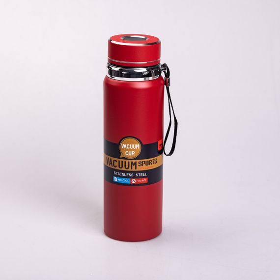Термос Vacuum Sports  с датчиком температуры 1 л красный HP-14-30R | Зображення 1