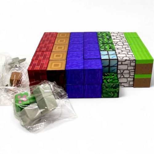 Конструктор магнитный "Майнкрафт/Minecraft", 68 дет | Зображення 2