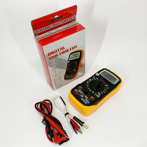 Мультиметр HAOYUE MAS838 з функцією вимірювання температури, перевірка транзисторів, звукове продзвонювання | Зображення 4