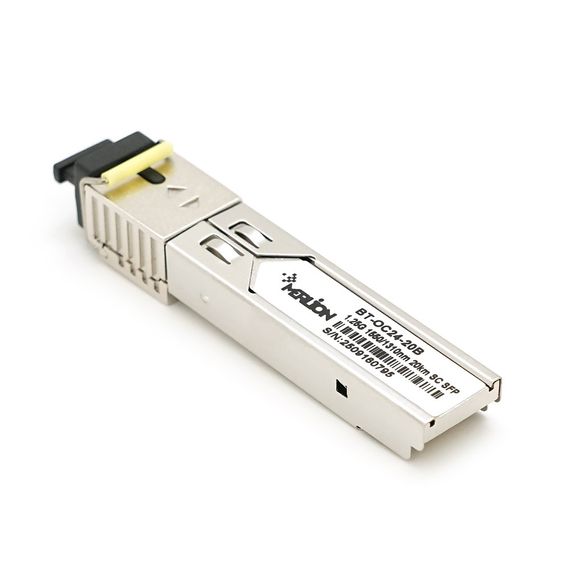 SFP модуль Merlion 1.25G 20km WDM SC поддержка DDM TX1550/RX1310
