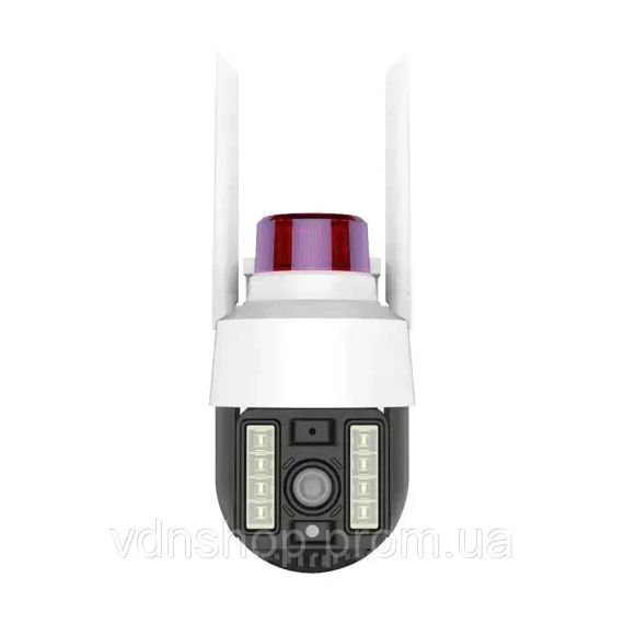 Бездротова вулична камера WiFi PTZ Verto VRT-C262 FHD 4mp поворотна з сигналізацією | Зображення 2