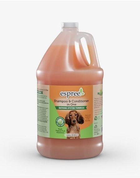Шампунь-кондиціонер для собак ESPREE Shampoo & Conditioner in One for bathing Systems 3.79 л